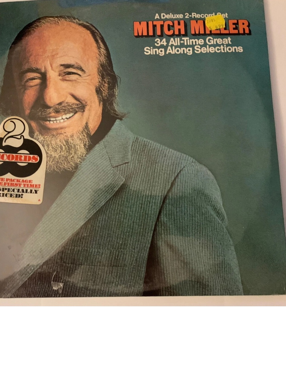 New Mitch Miller 34 All-Time Great Sing Along Vinyl Double‎ LP Record Album 1970